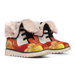 Sweet Gummy Bear Print Winter Boots