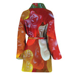 Sweet Gummy Bear Print Women's Bathrobe