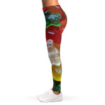 Sweet Gummy Bear Print Women's Leggings