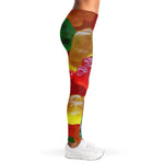 Sweet Gummy Bear Print Women's Leggings