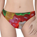 Sweet Gummy Bear Print Women's Thong