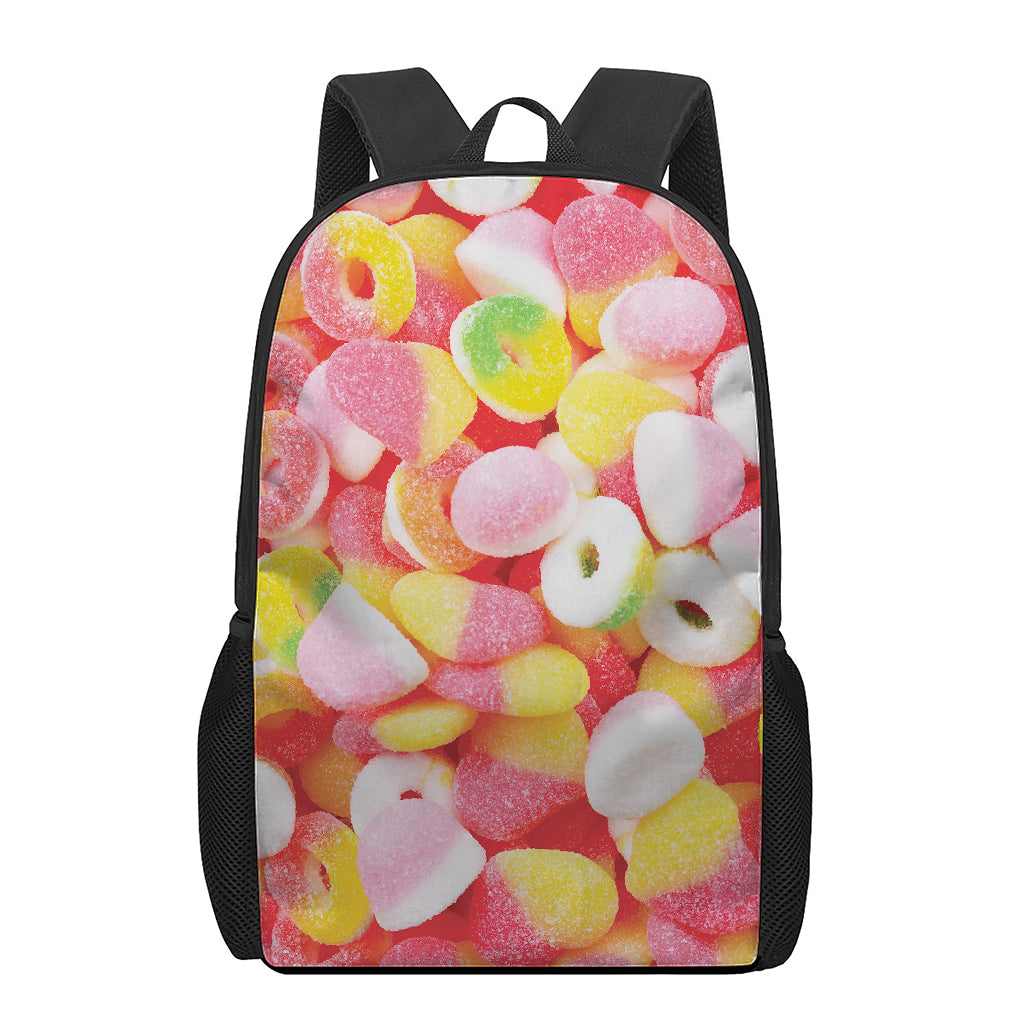 Sweet Gummy Print 17 Inch Backpack