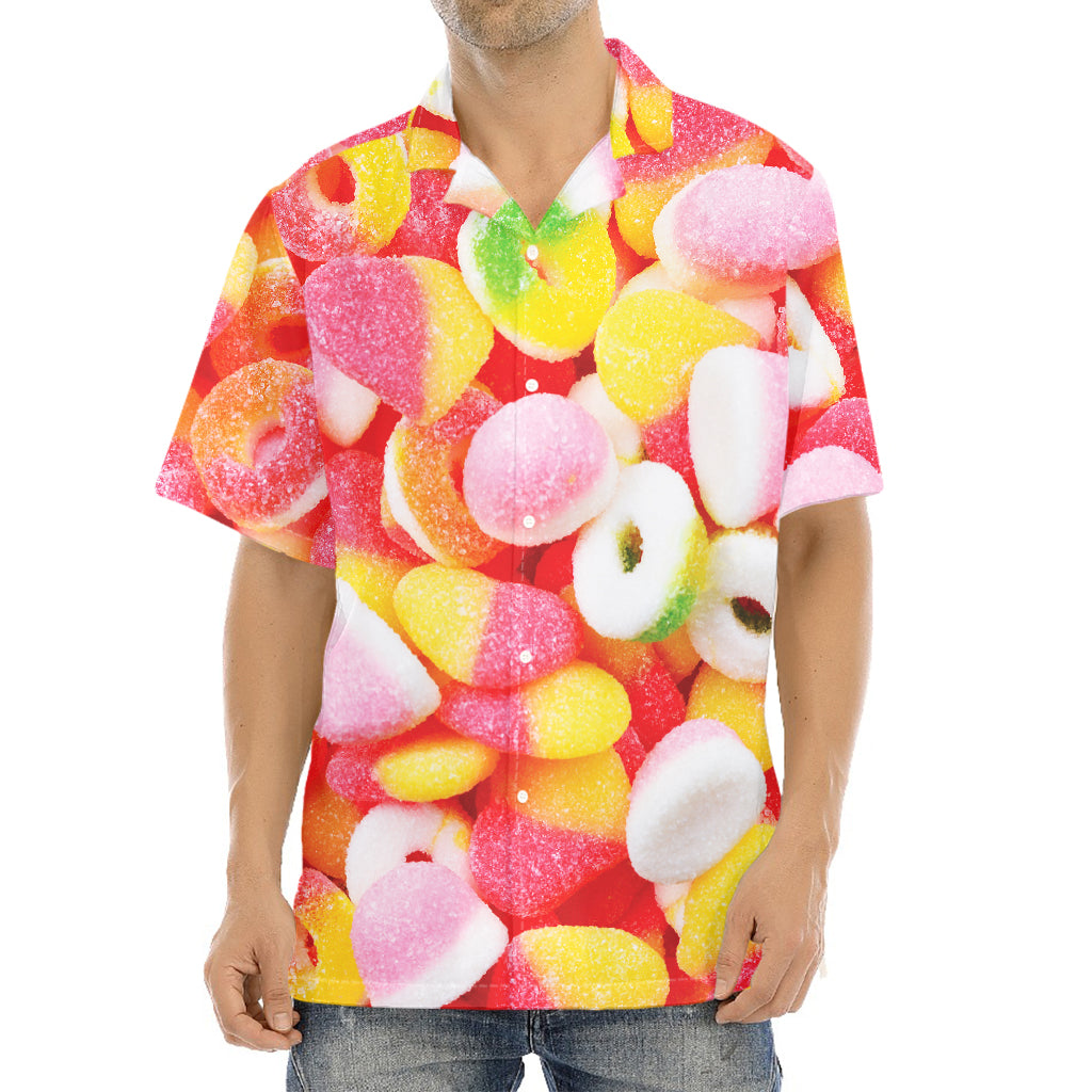 Sweet Gummy Print Aloha Shirt