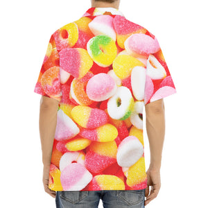 Sweet Gummy Print Aloha Shirt