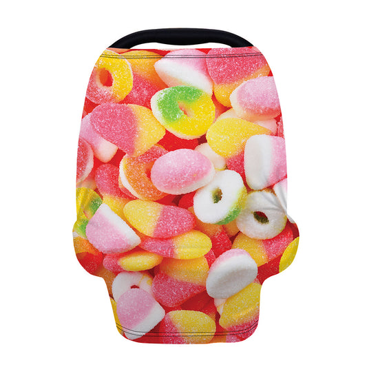 Sweet Gummy Print Baby Seat Cover