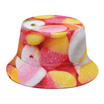 Sweet Gummy Print Bucket Hat