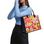 Sweet Gummy Print Canvas Tote Bag