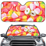 Sweet Gummy Print Car Windshield Sun Shade