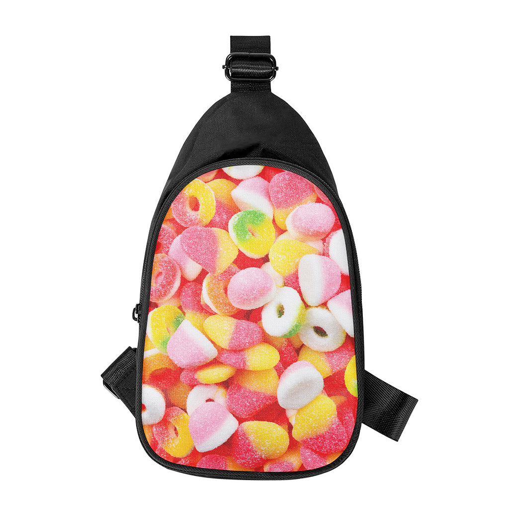 Sweet Gummy Print Chest Bag