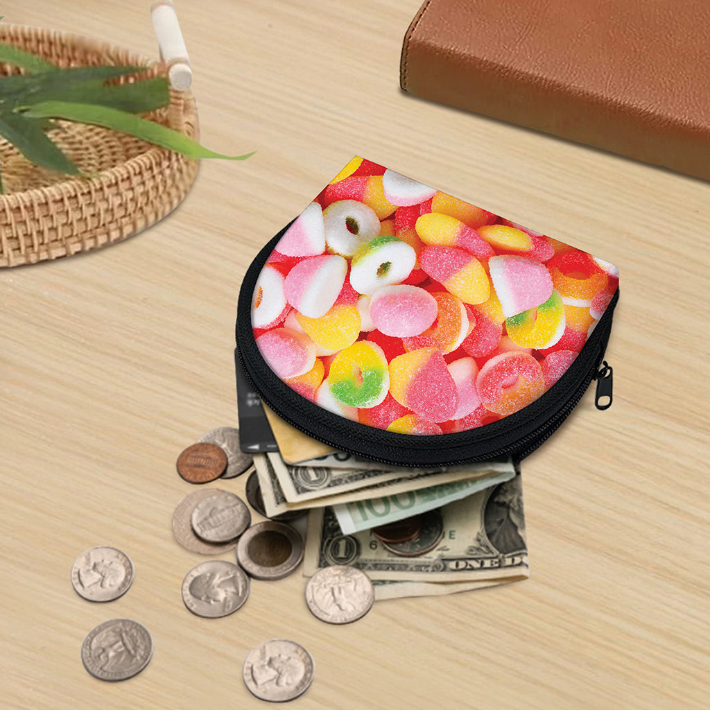 Sweet Gummy Print Coin Purse