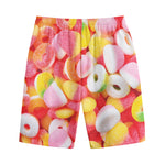 Sweet Gummy Print Cotton Shorts