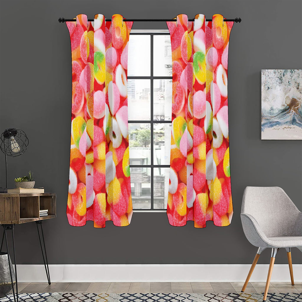 Sweet Gummy Print Curtain