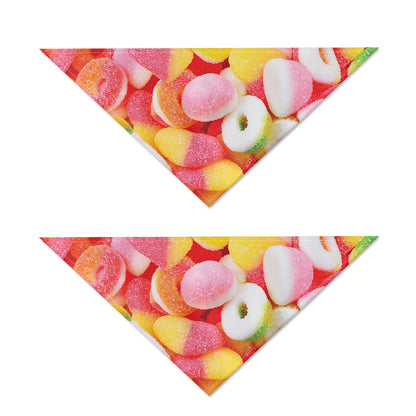 Sweet Gummy Print Dog Bandana