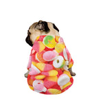 Sweet Gummy Print Dog Zip Up Jacket