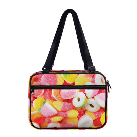 Sweet Gummy Print Double Strap Bible Bag