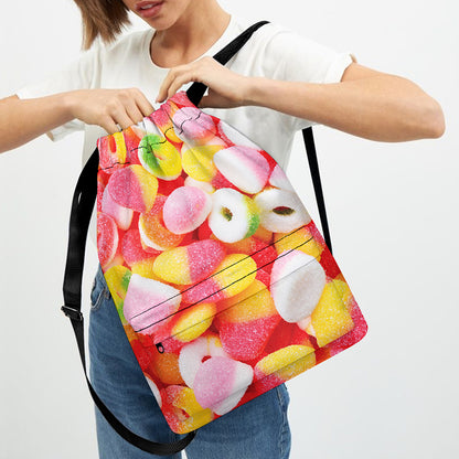 Sweet Gummy Print Drawstring Backpack