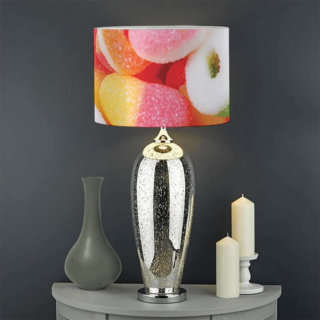 Sweet Gummy Print Drum Lamp Shade