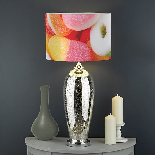 Sweet Gummy Print Drum Lamp Shade