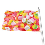 Sweet Gummy Print Flag