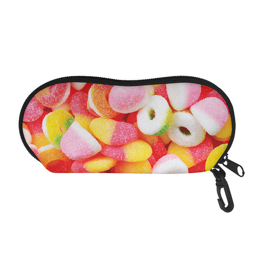 Sweet Gummy Print Glasses Case