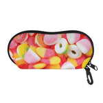 Sweet Gummy Print Glasses Case