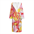 Sweet Gummy Print Hooded Bathrobe