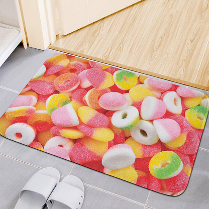 Sweet Gummy Print Indoor Door Mat