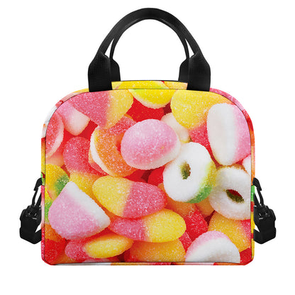 Sweet Gummy Print Insulated Lunch Bag