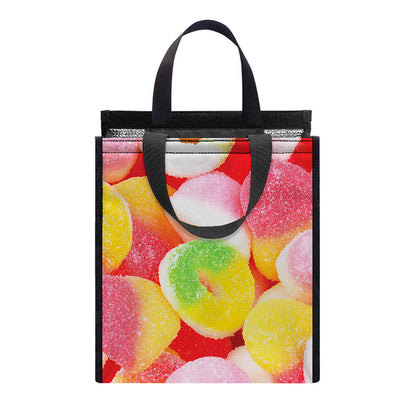 Sweet Gummy Print Insulated Lunch Tote