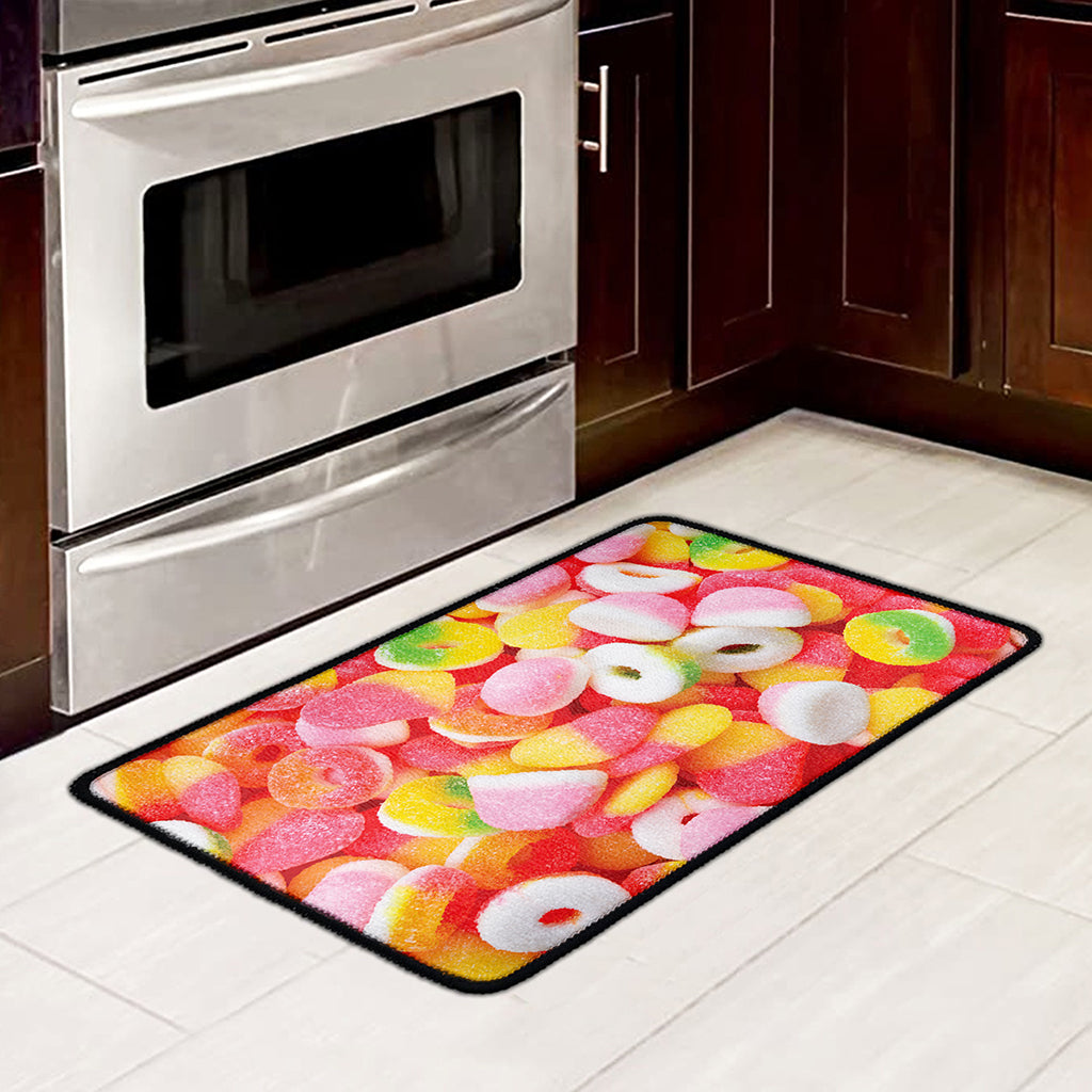Sweet Gummy Print Kitchen Mat