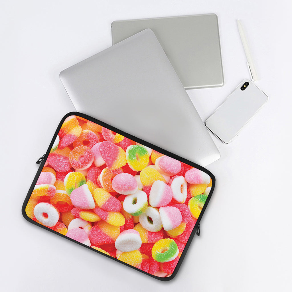 Sweet Gummy Print Laptop Sleeve