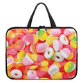 Sweet Gummy Print Laptop Sleeve With Handle