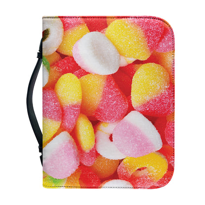 Sweet Gummy Print Leather Bible Cover