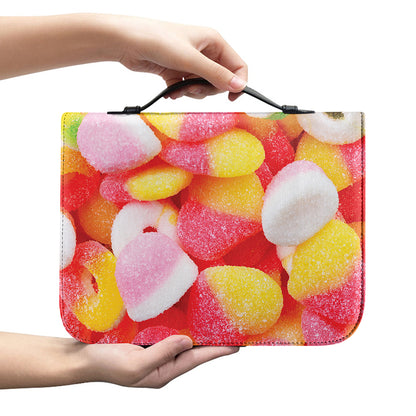 Sweet Gummy Print Leather Bible Cover