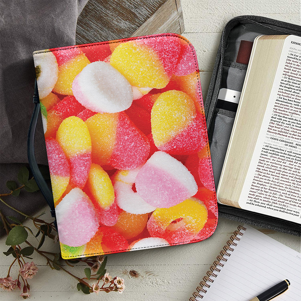 Sweet Gummy Print Leather Bible Cover