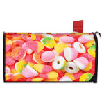 Sweet Gummy Print Mailbox Cover