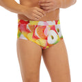 Sweet Gummy Print Men's Briefs