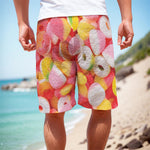 Sweet Gummy Print Men's Cargo Shorts