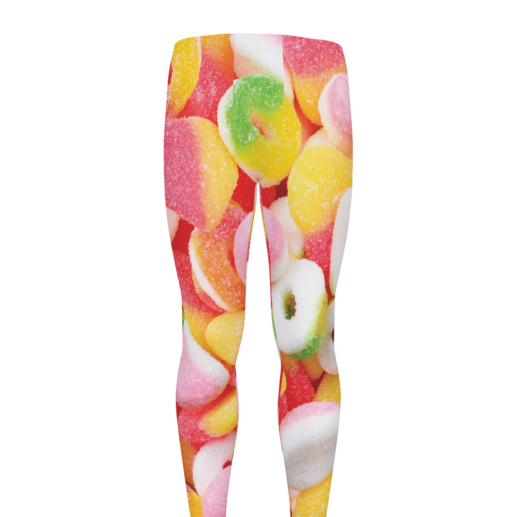 Sweet Gummy Print Men's leggings