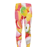 Sweet Gummy Print Men's leggings