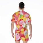 Sweet Gummy Print Men's Rompers