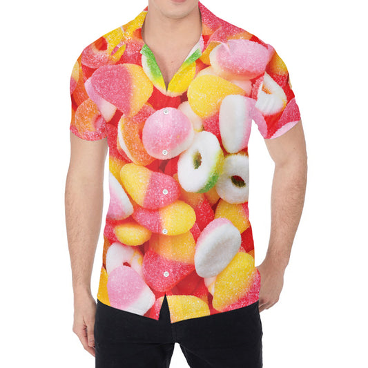 Sweet Gummy Print Men's Shirt