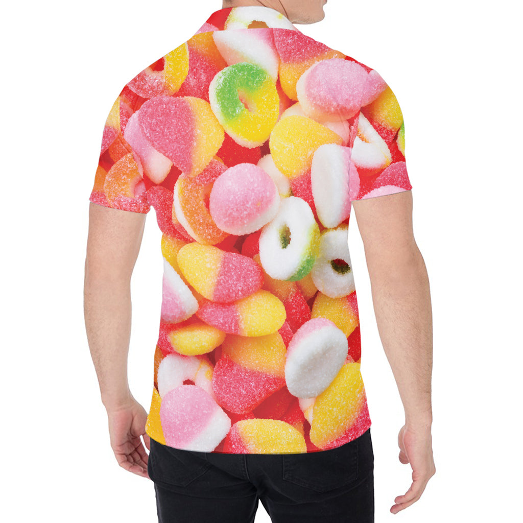 Sweet Gummy Print Men's Shirt