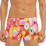 Sweet Gummy Print Men's Short Boxer Briefs