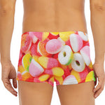Sweet Gummy Print Men's Short Boxer Briefs