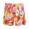 Sweet Gummy Print Men's Athletic Shorts