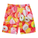 Sweet Gummy Print Men's Swim Trunks