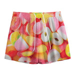 Sweet Gummy Print Mesh Shorts