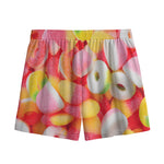 Sweet Gummy Print Mesh Shorts