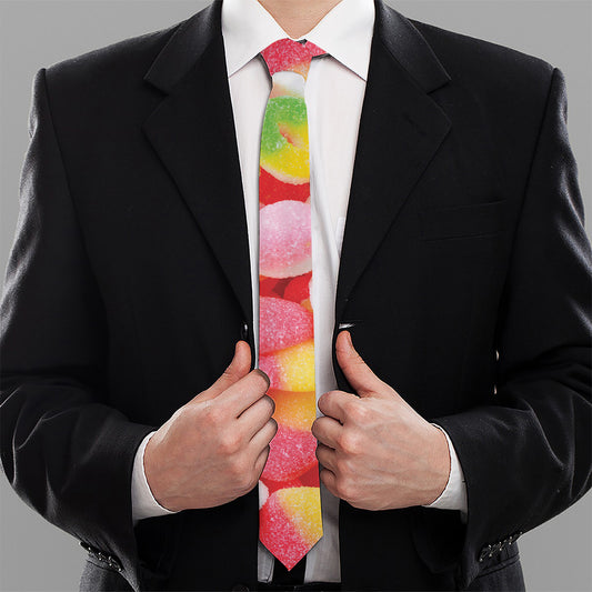 Sweet Gummy Print Necktie